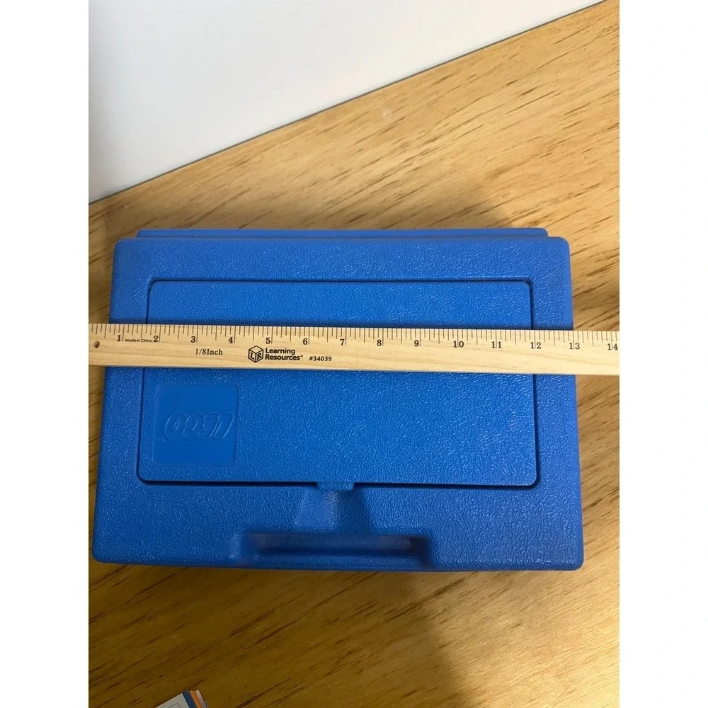 Vintage 1983 LEGO‎ Blue Plastic Hard Shell Carrying Case